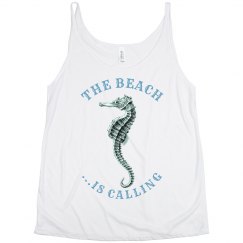 The Beach is Calling Tank Top