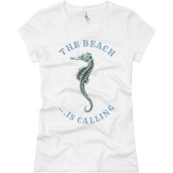 Ladies Slim Fit Basic Promo Jersey Tee