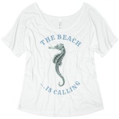 Ladies Flowy Slouchy Tee