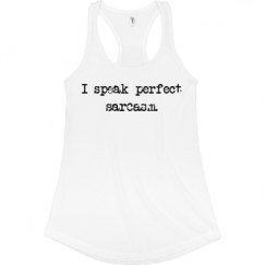 Ladies Slim Fit Racerback Tank Top