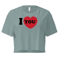 Ladies Festival Cali Crop Top Tee