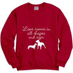 Unisex Film and Foil Crewneck Sweatshirt