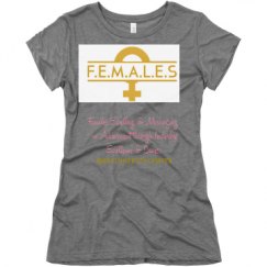 Ladies Slim Fit Super Soft Triblend Tee