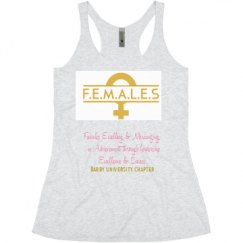 Ladies Slim Fit Super Soft Racerback Triblend Tank
