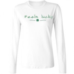 Ladies Relaxed Fit Basic Long Sleeve Tee