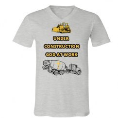 Unisex V-Neck Jersey Tee