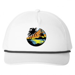 Snapback Five-Panel Rope Hat