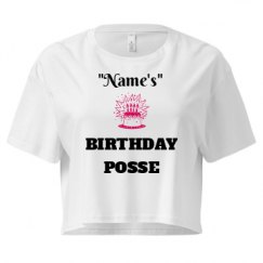 Ladies Festival Cali Crop Top Tee