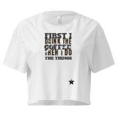 Ladies Festival Cali Crop Top Tee