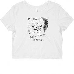 Ladies Slim Fit Crop Top Tee