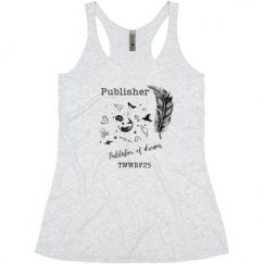 Ladies Slim Fit Super Soft Racerback Triblend Tank