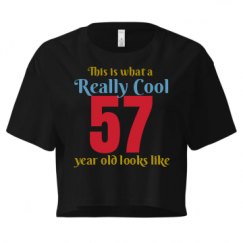 Ladies Festival Cali Crop Top Tee