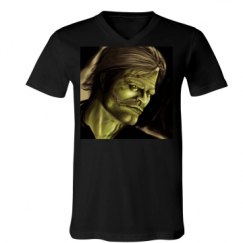 Unisex V-Neck Jersey Tee