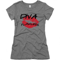 Ladies Slim Fit Super Soft Triblend Tee