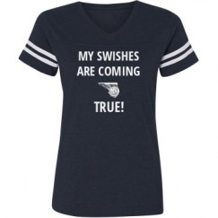 Ladies Relaxed Fit Vintage Sports Tee