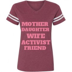 Ladies Relaxed Fit Vintage Sports Tee