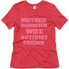 Ladies Relaxed Fit Super Soft Triblend Tee