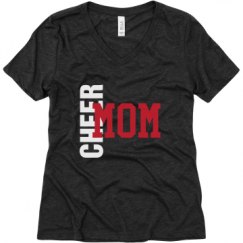 Ladies Relaxed Fit Super Soft Triblend V-Neck Tee