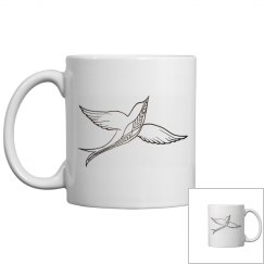 Abstract Sparrow Mug