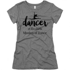 Ladies Slim Fit Super Soft Triblend Tee