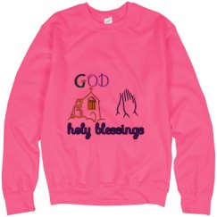 Unisex Neon Crewneck Sweatshirt