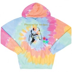 Unisex Tie-Dye Fleece Hoodie