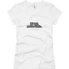 Ladies Slim Fit Basic Promo Jersey Tee
