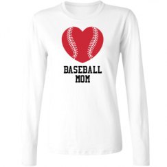 Ladies Relaxed Fit Basic Long Sleeve Tee