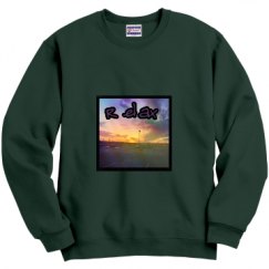 Unisex Film and Foil Crewneck Sweatshirt