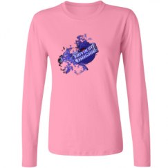 Ladies Relaxed Fit Basic Long Sleeve Tee