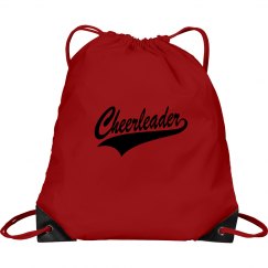 Red cheerleader bag