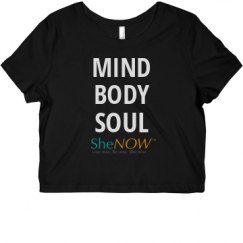 Ladies Slim Fit Crop Top Tee