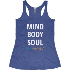 Ladies Slim Fit Super Soft Racerback Triblend Tank