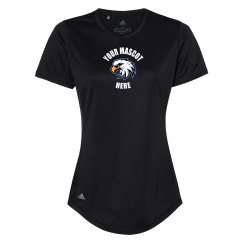 Full Color Custom Mascot Team Adidas Women's Sport Tee