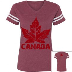 Sporty Canada T-Shirts Personalized Canada Team Shirts