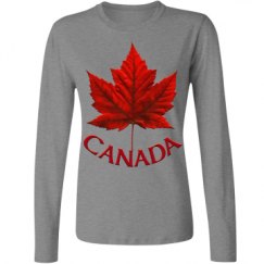 Ladies Relaxed Fit Basic Long Sleeve Tee