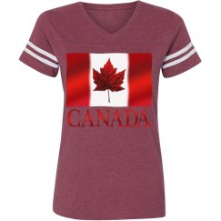 Canada Flag Shirts Sporty Canada Souvenir T-shirts