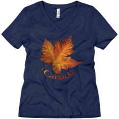 Ladies Relaxed Fit V-Neck Tee