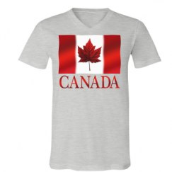 Unisex V-Neck Jersey Tee