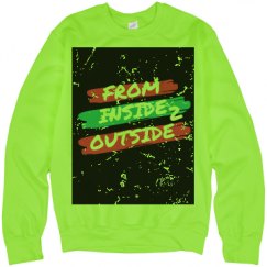 Unisex Neon Crewneck Sweatshirt