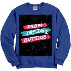 Unisex Film and Foil Crewneck Sweatshirt