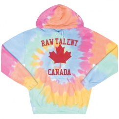 Unisex Tie-Dye Fleece Hoodie