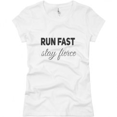 Ladies Slim Fit Basic Promo Jersey Tee