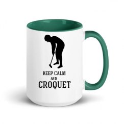 15oz Ceramic Mug with Color Inside