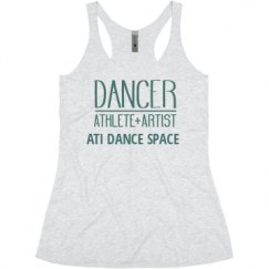 Ladies Slim Fit Super Soft Racerback Triblend Tank