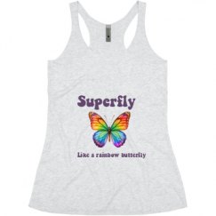 Ladies Slim Fit Super Soft Racerback Triblend Tank
