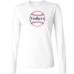 Ladies Relaxed Fit Basic Long Sleeve Tee