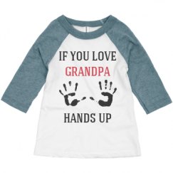 Toddler 3/4 Sleeve Raglan Tee