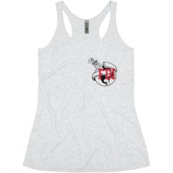 Ladies Slim Fit Super Soft Racerback Triblend Tank
