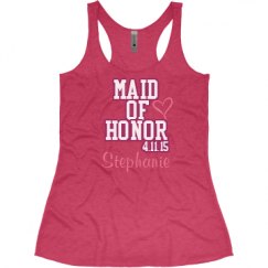 Ladies Slim Fit Super Soft Racerback Triblend Tank